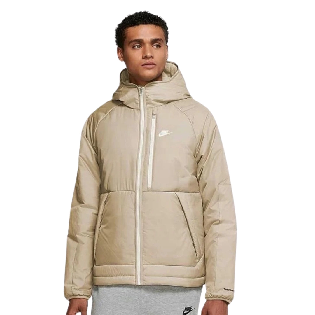 NIKE DD6857 206 LIGHT BROWN/WHITE JACKET MENS XS