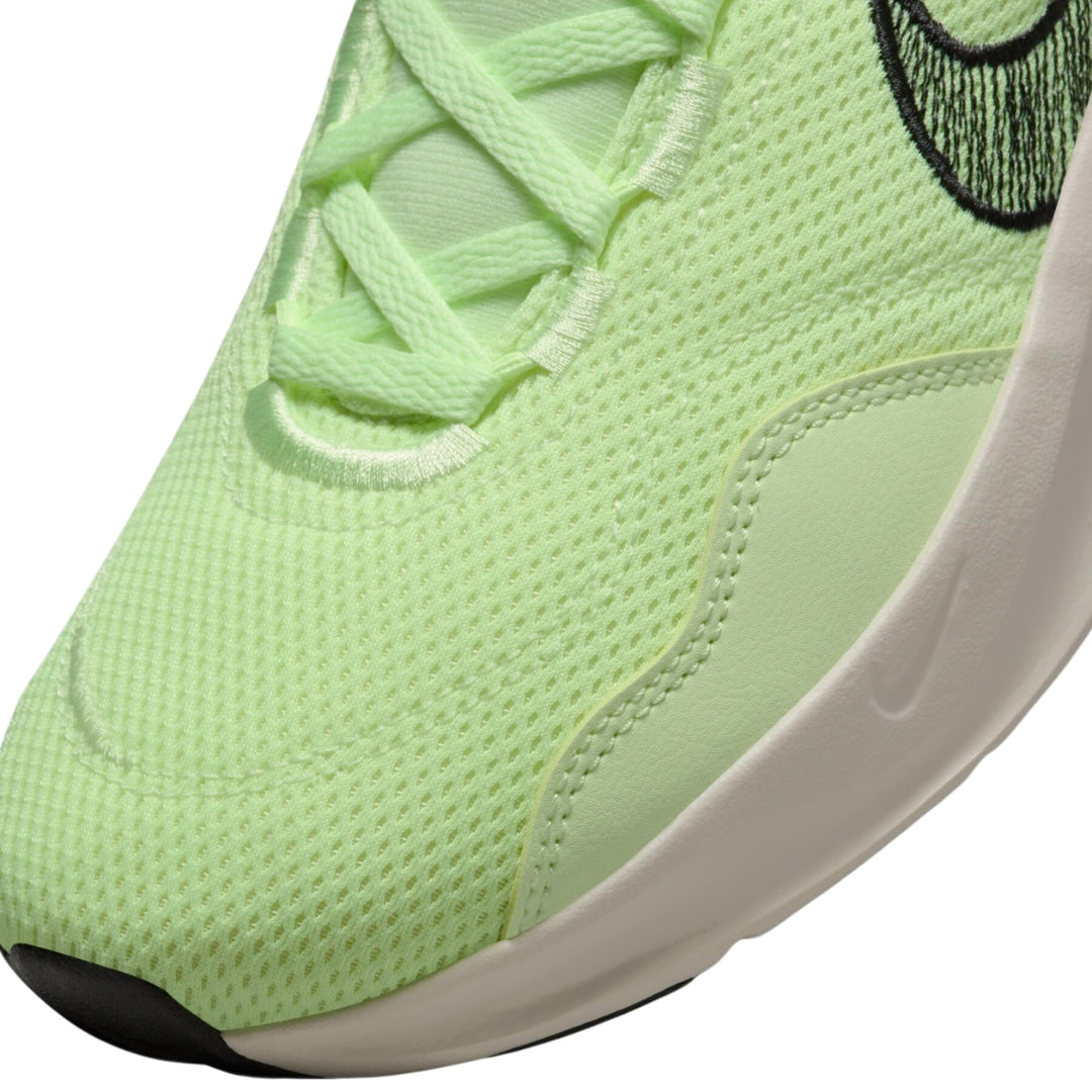 NIKE DM1120 700 Nike Legend Essential 3 NN BLACK/WHITE/FLOURESCENT YELLOW TRAINER MENS UK 8.5