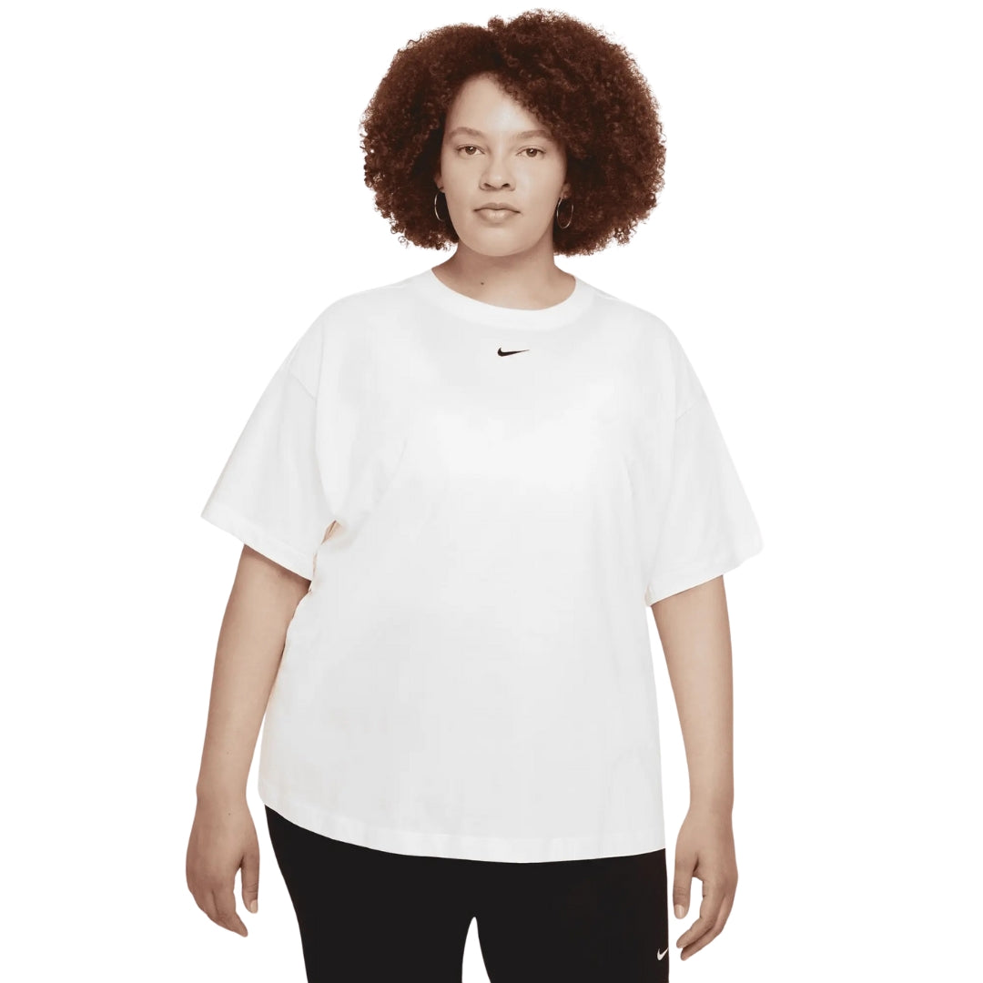NIKE DM5123 100 WHITE T-SHIRT WOMENS Plus Size 1X