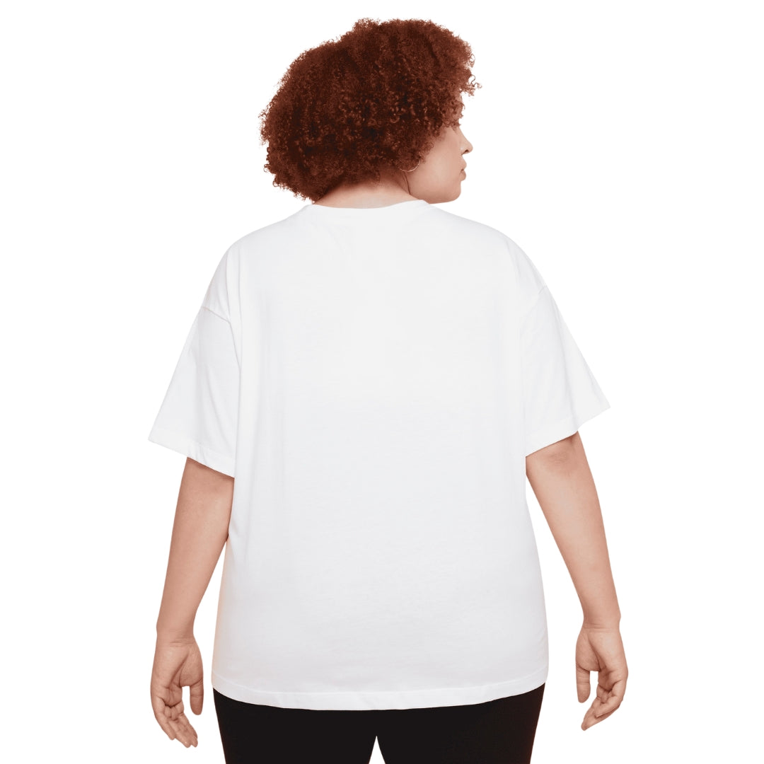 NIKE DM5123 100 WHITE T-SHIRT WOMENS Plus Size 1X