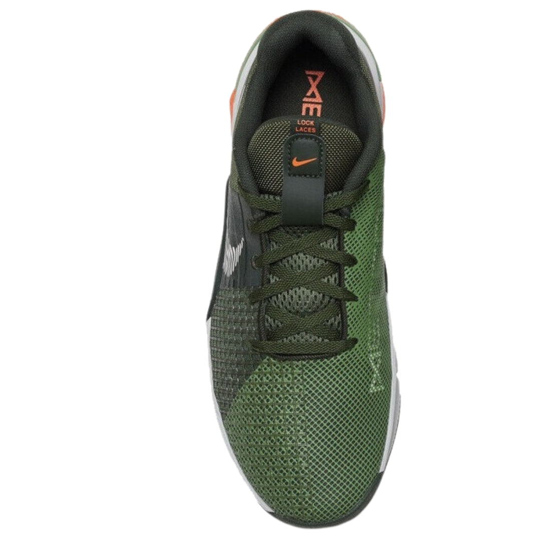 NIKE DO9328 301 Nike Metcon 8 KHAKI/WHITE/BLACK/ORANGE TRAINER MENS UK 9