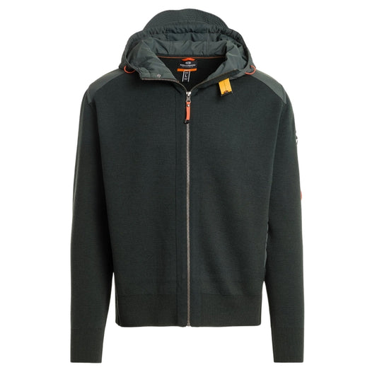 Parajumpers DOMINIC PMKNRK02 242 GREEN GABLES Zip Hoodie Mens L