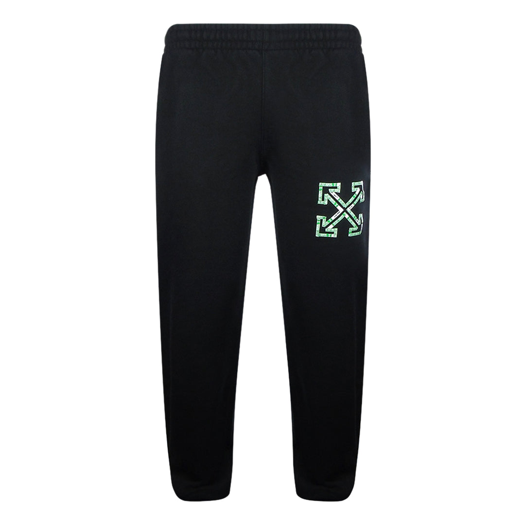 Off White Omch030S22Fle0031070 Black Sweatpants Male