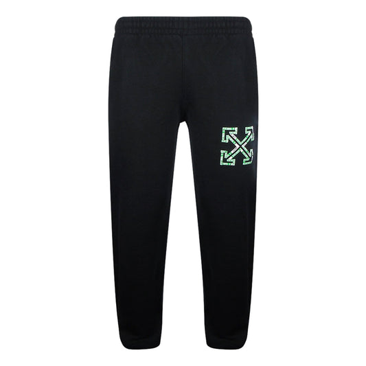 Off White Omch030S22Fle0031070 Black Sweatpants Male