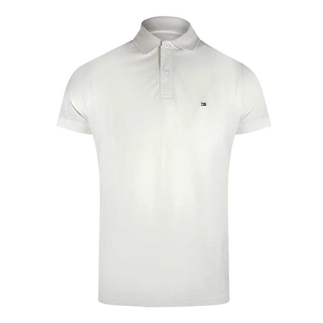Tommy Hilfiger 4500586529 Weathered White Polo Shirt Mens