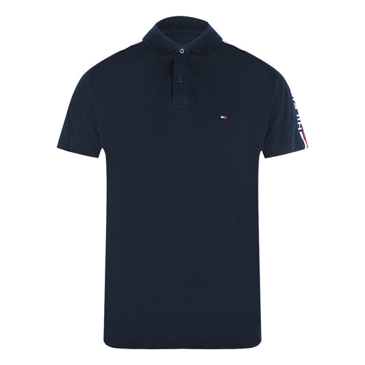 Tommy Hilfiger 4500586529 Navy Polo Shirt Mens