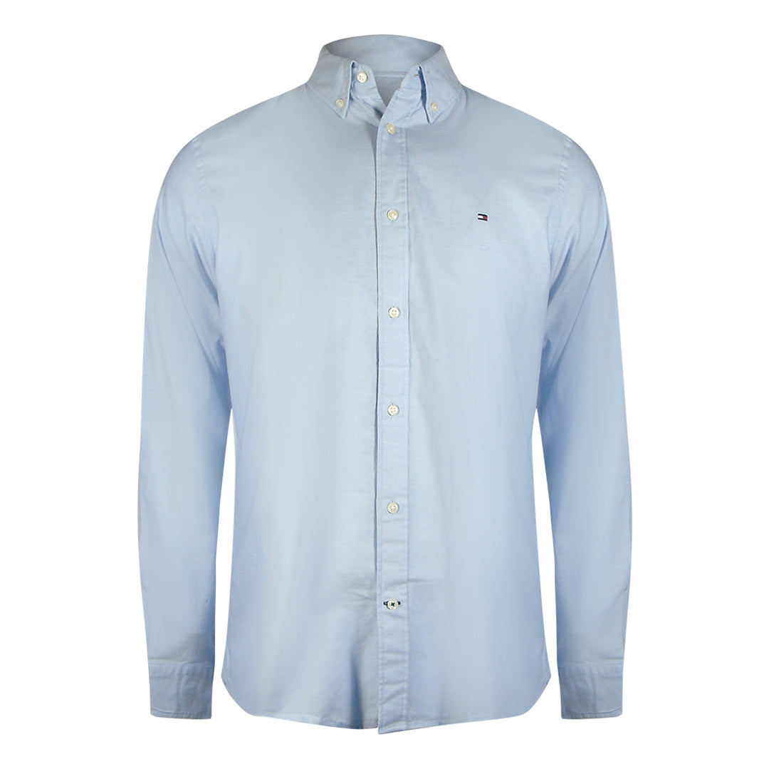 Tommy Hilfiger 4500572102 Shirt Blue Oxford Shirt Mens