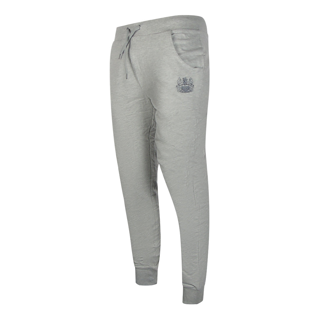 Aquascutium Iconic Crest Crewnecket St001 11 Grey Creckneck And Track Pants Set Male