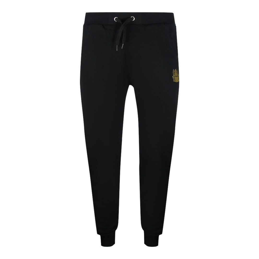 Aquascutium Iconic Crest Crewnecket St001 11 Black Creckneck And Track Pants Set Male - Style Centre Wholesale