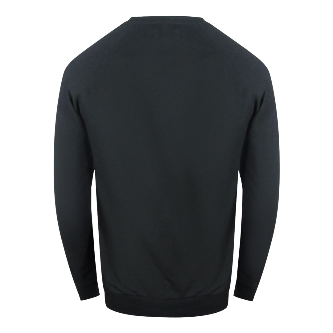 Aquascutium Iconic Crest Crewnecket St001 11 Black Creckneck And Track Pants Set Male - Style Centre Wholesale