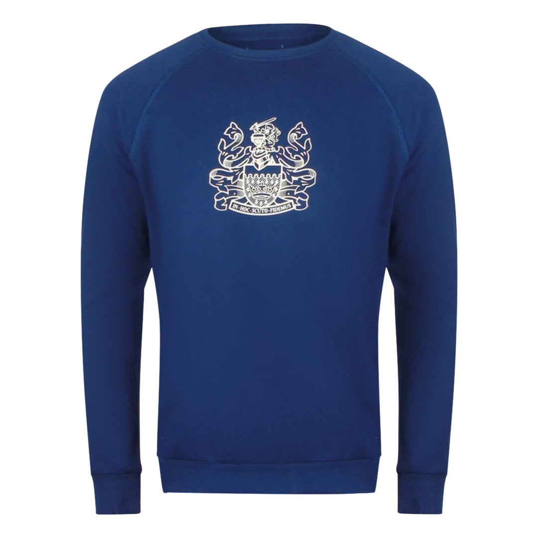 Aquascutium Iconic Crest Crewnecket St001 11 Navy Creckneck And Track Pants Set Male - Style Centre Wholesale