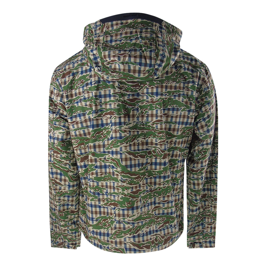 Aquascutum Active Hooded Stretch Windbreaker Camo Club Check Aa_B005_Jk012_29 Mens