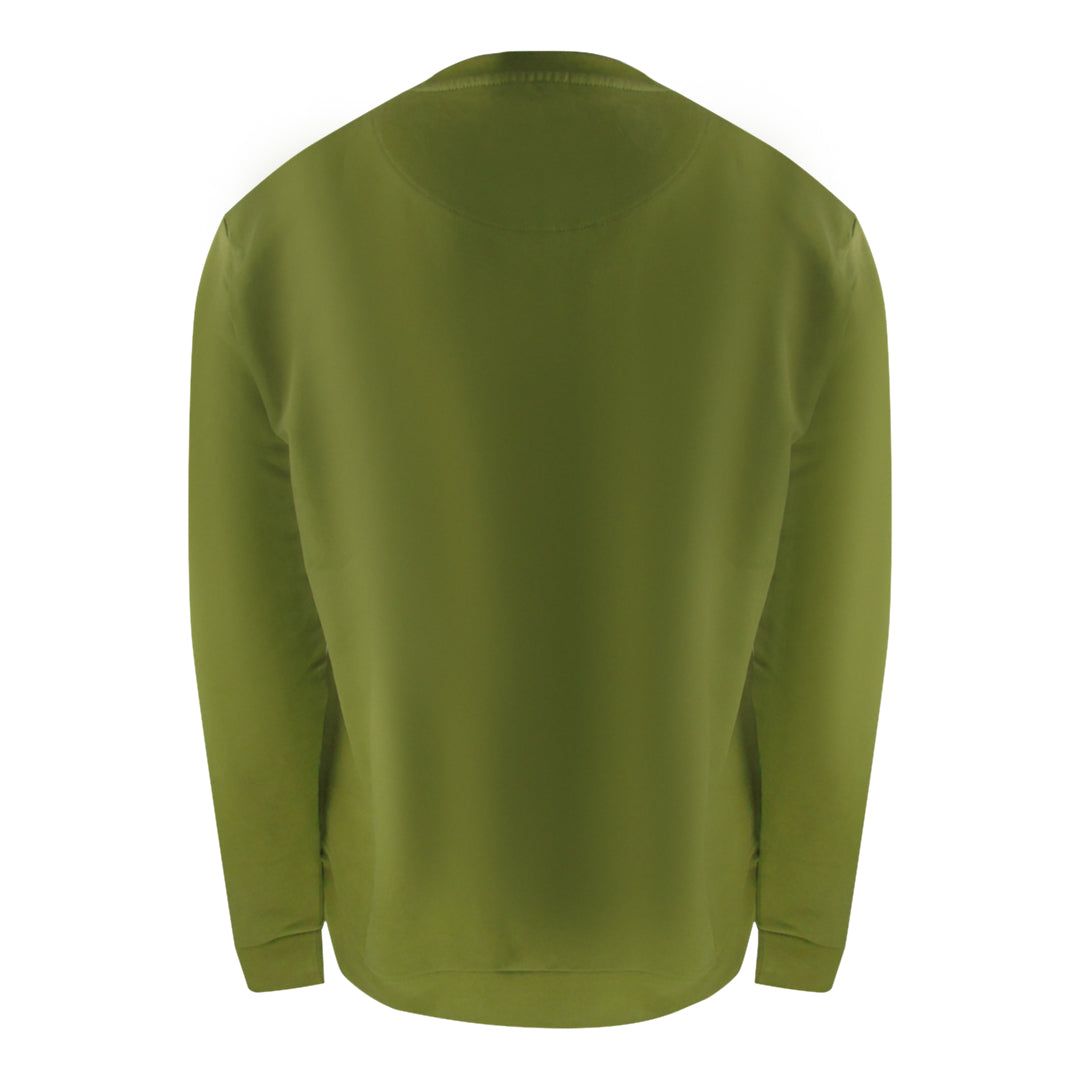 Aquascutum Active Iconic Pocket Crewneck Army Green Aa_B005_Sw008_06 Mens
