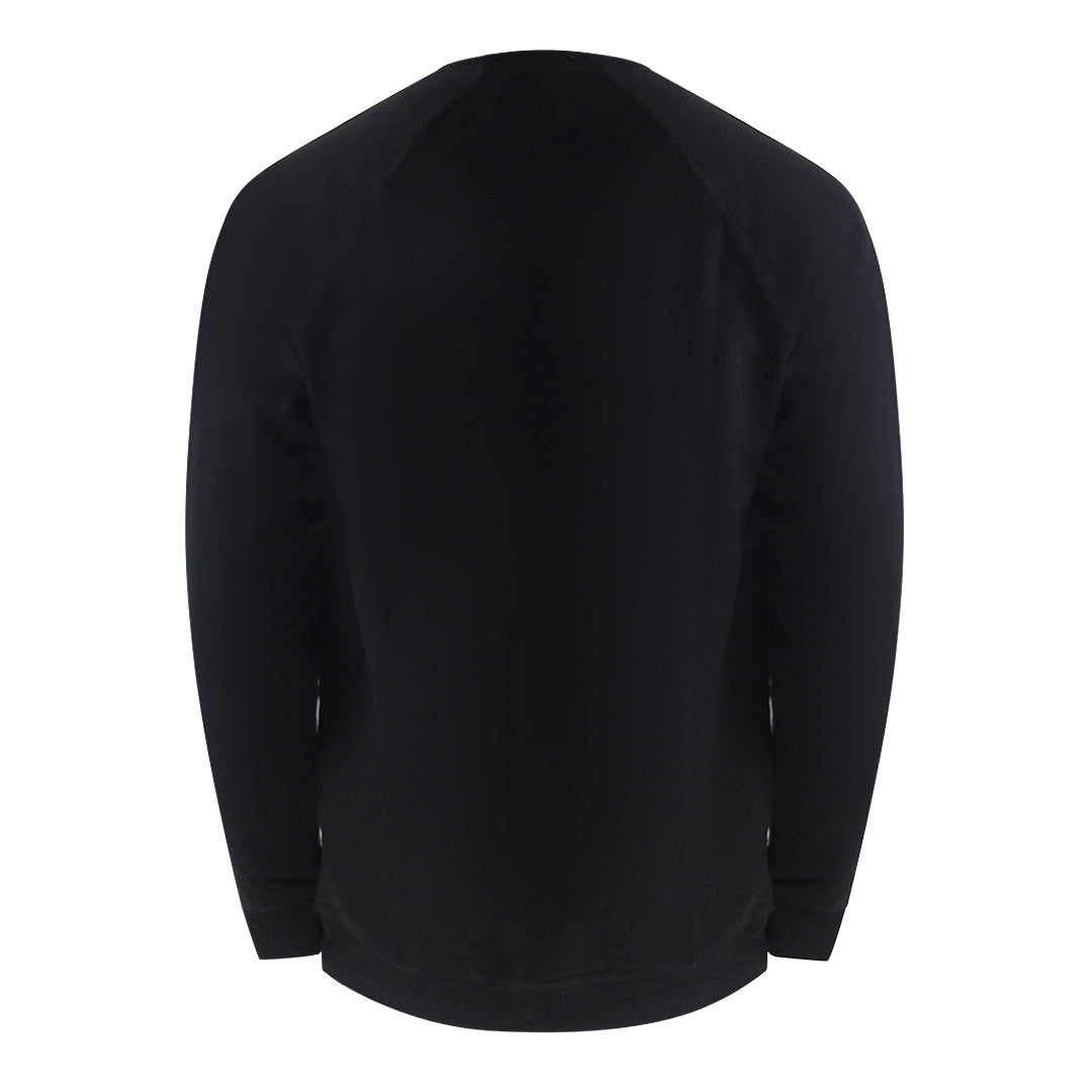 Aquascutum Small Iconic Crest Black Crewneck Track Set - Style Centre Wholesale