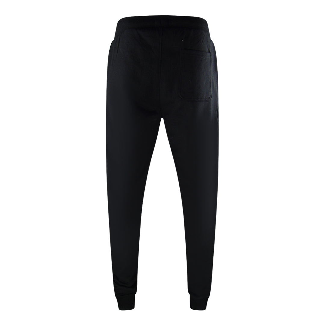 Aquascutum Small Iconic Crest Black Crewneck Track Set - Style Centre Wholesale