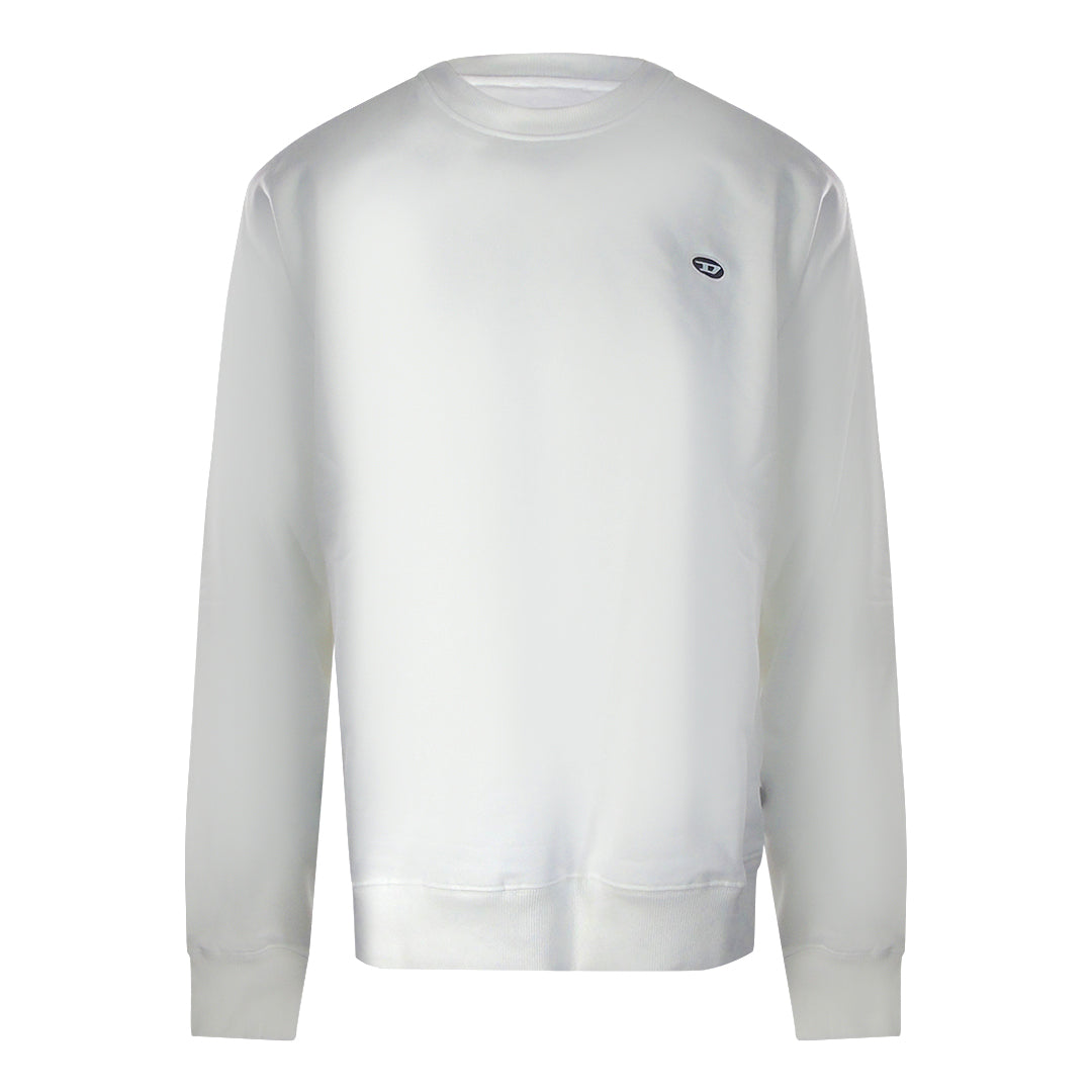 Diesel S Rob Doval Pj 100 White Sweaters Mens - Style Centre Wholesale