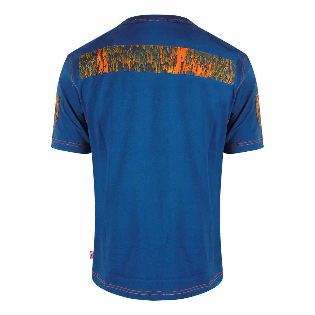 Diesel T Adjust Q1 8M5 Ensign Blue T Shirts Mens