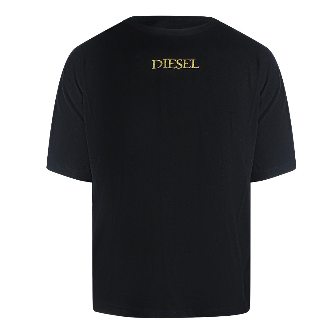 Diesel T Boxt Q20 9Xx Black Black Black T Shirts Mens