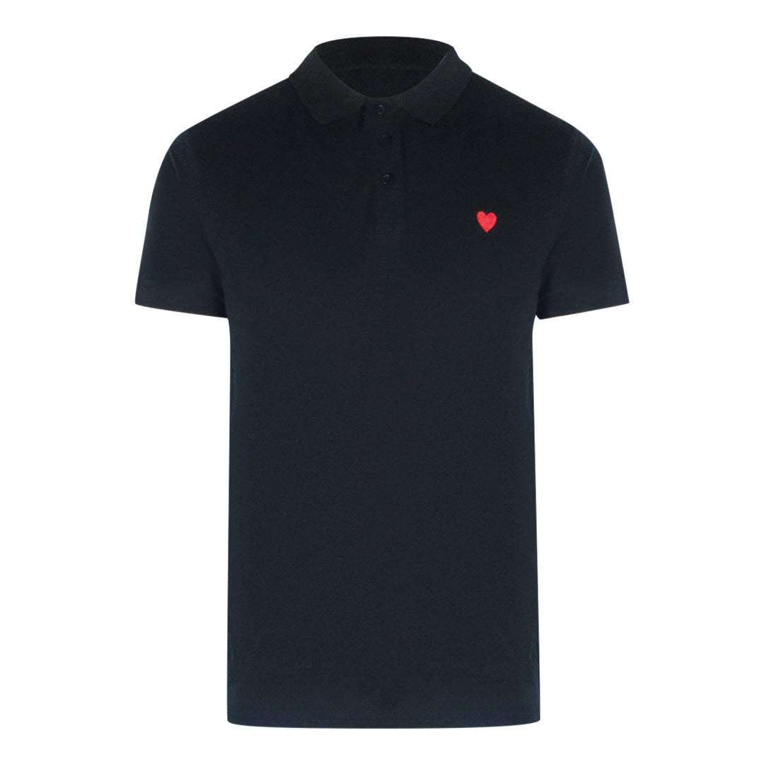 Love Moschino Jh7468Pp0Nl51000 Black Polo Shirt Mens