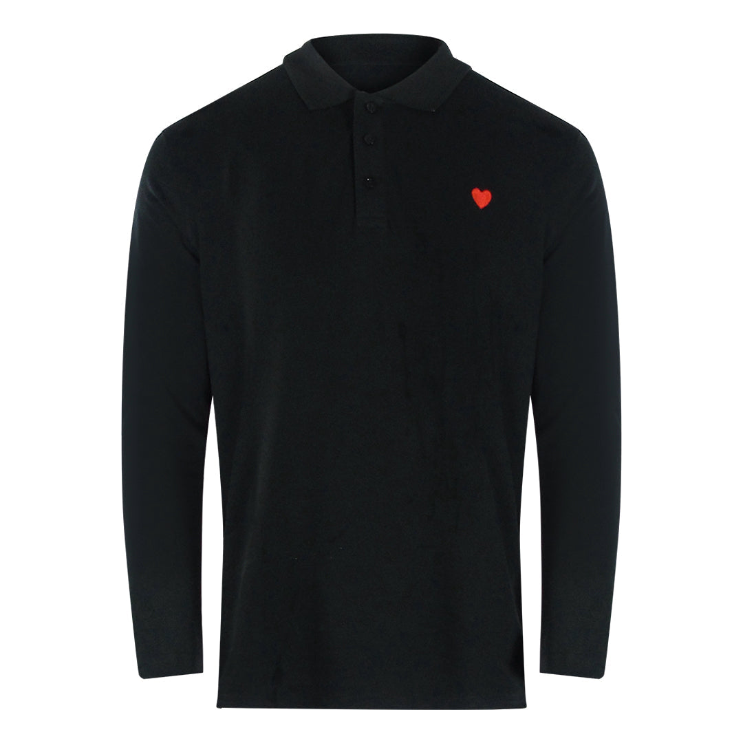 Love Moschino Jh7470Pp0Nl51000 Black Polo Shirt Mens