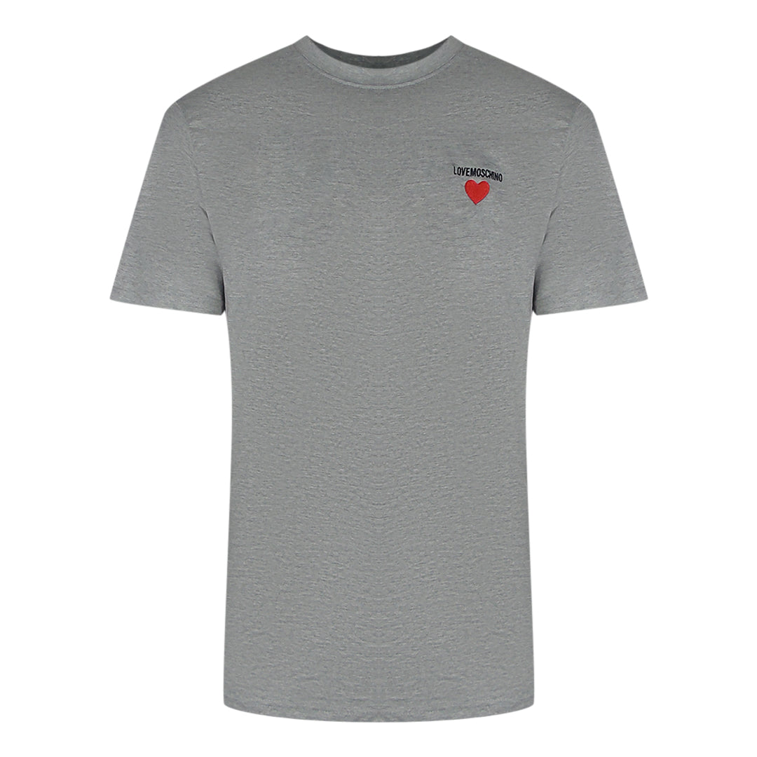 Love Moschino Jh7415Pp0Nl50001 Grey  T-Shirt Mens