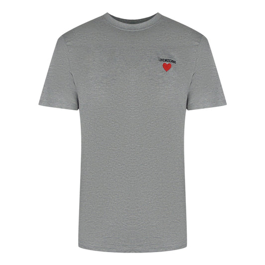 Love Moschino Jh7415Pp0Nl50001 Grey  T-Shirt Mens