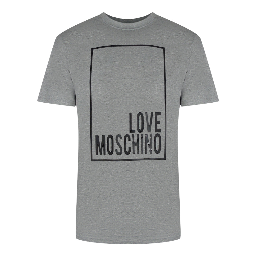 Love Moschino Jh7406Pp0Nl50001 Grey  T-Shirt Mens
