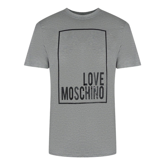 Love Moschino Jh7406Pp0Nl50001 Grey  T-Shirt Mens