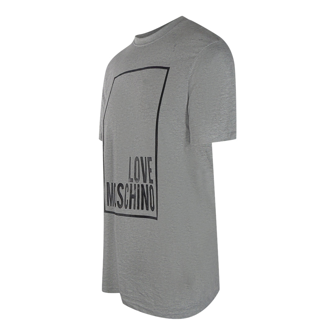 Love Moschino Jh7406Pp0Nl50001 Grey  T-Shirt Mens