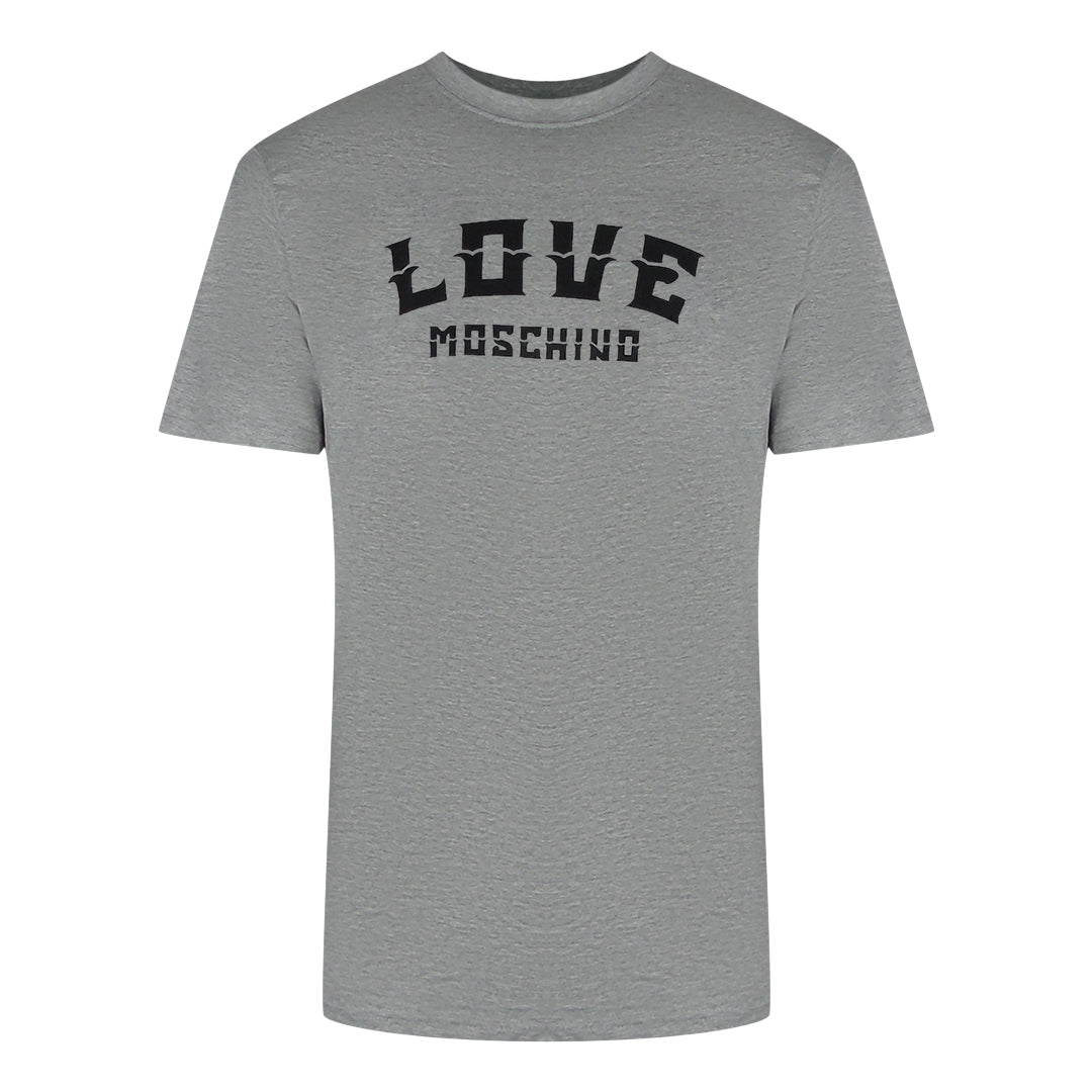 Love Moschino Jh7403Pp0Nl50001 Grey  T-Shirt Mens