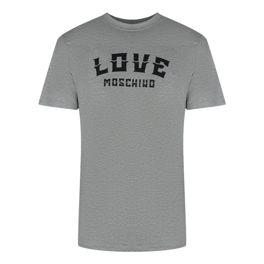 Love Moschino Jh7403Pp0Nl50001 Grey  T-Shirt Mens