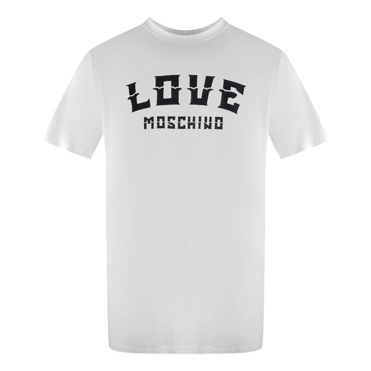 Love Moschino Jh7403Pp0Nl50100 White  T-Shirt Mens