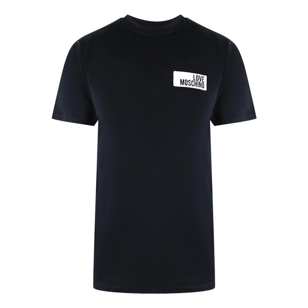Love Moschino Jh7466Pp0Nl50000 Black  T-Shirt Mens
