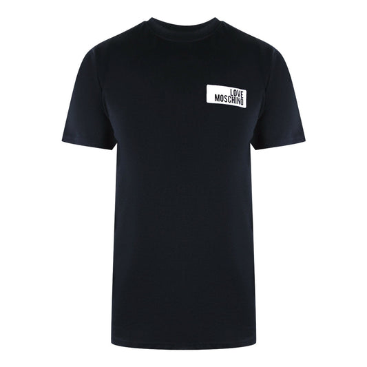 Love Moschino Jh7466Pp0Nl50000 Black  T-Shirt Mens