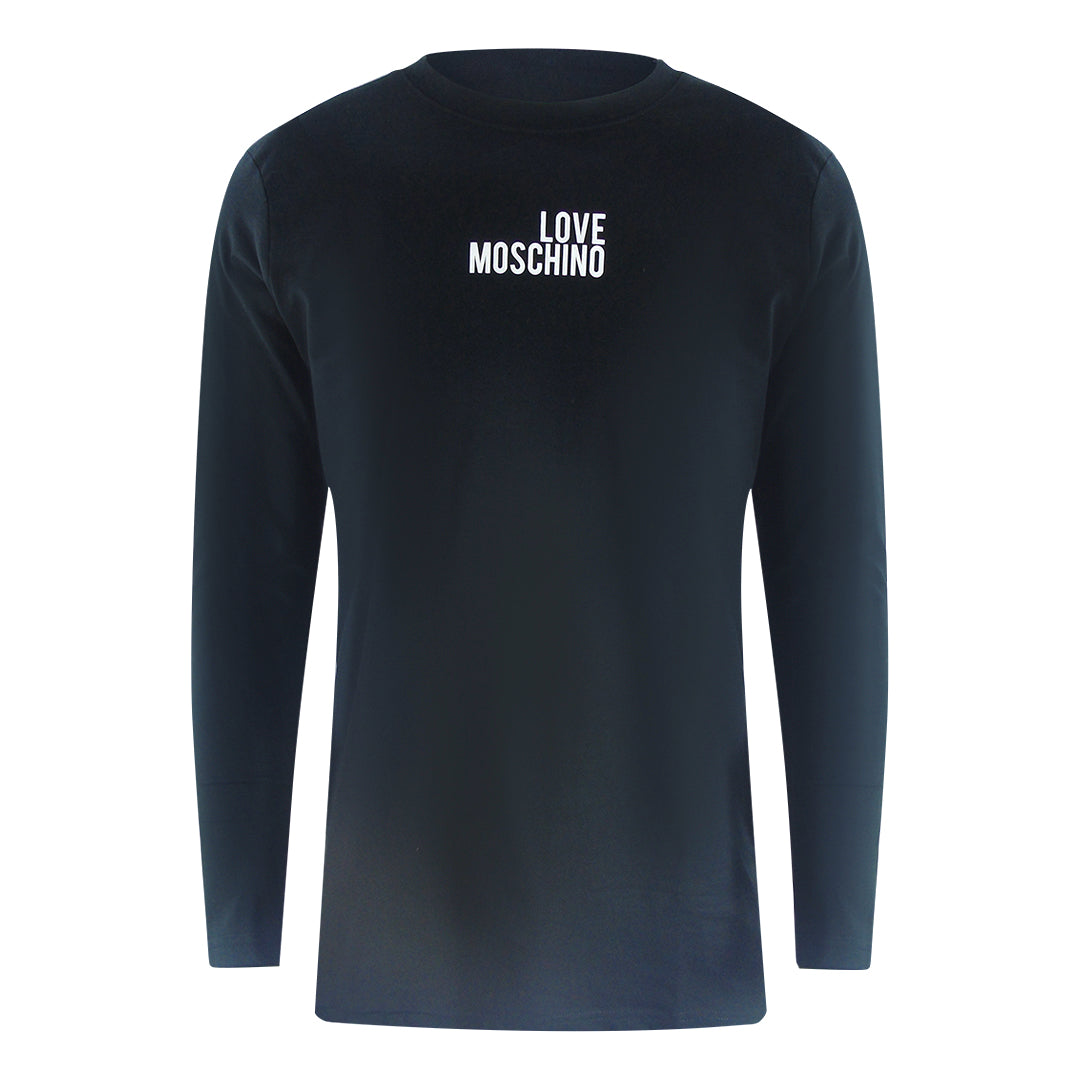 Love Moschino Jh7467Pp0Nl50000 Black  T-Shirt Mens - Style Centre Wholesale