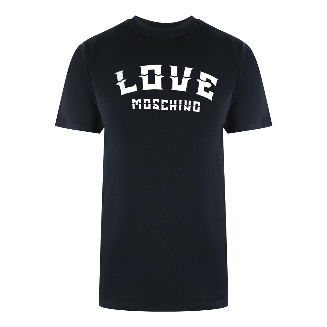 Love Moschino Jh7403Pp0Nl50000 Black  T-Shirt Mens