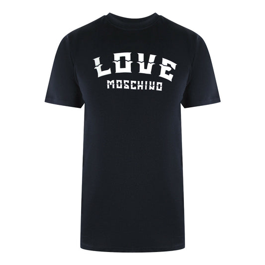 Love Moschino Jh7403Pp0Nl50000 Black  T-Shirt Mens