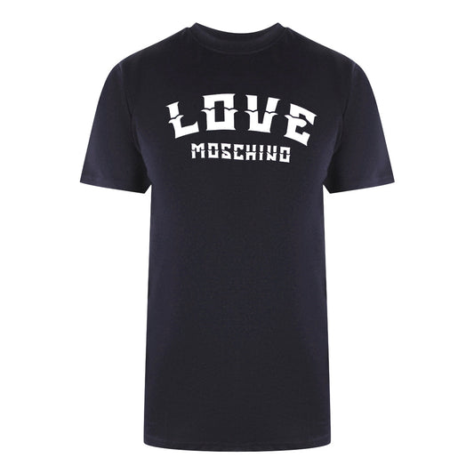 Love Moschino Jh7403Pp0Nl50751 Navy Blue  T-Shirt Mens