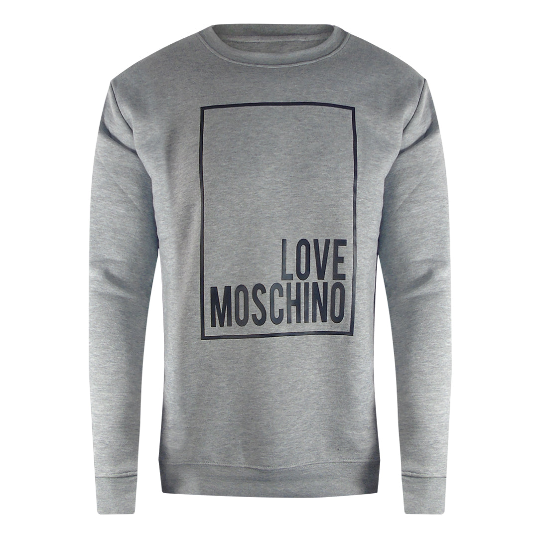 Love Moschino Jh6924Pp0Nl52001 Grey Sweater Mens