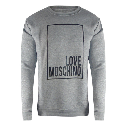 Love Moschino Jh6924Pp0Nl52001 Grey Sweater Mens