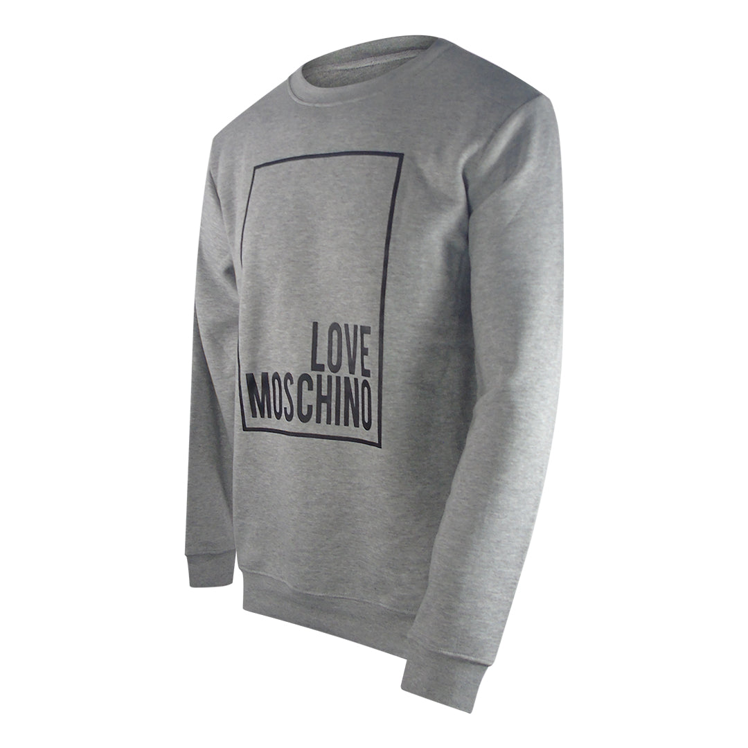 Love Moschino Jh6924Pp0Nl52001 Grey Sweater Mens