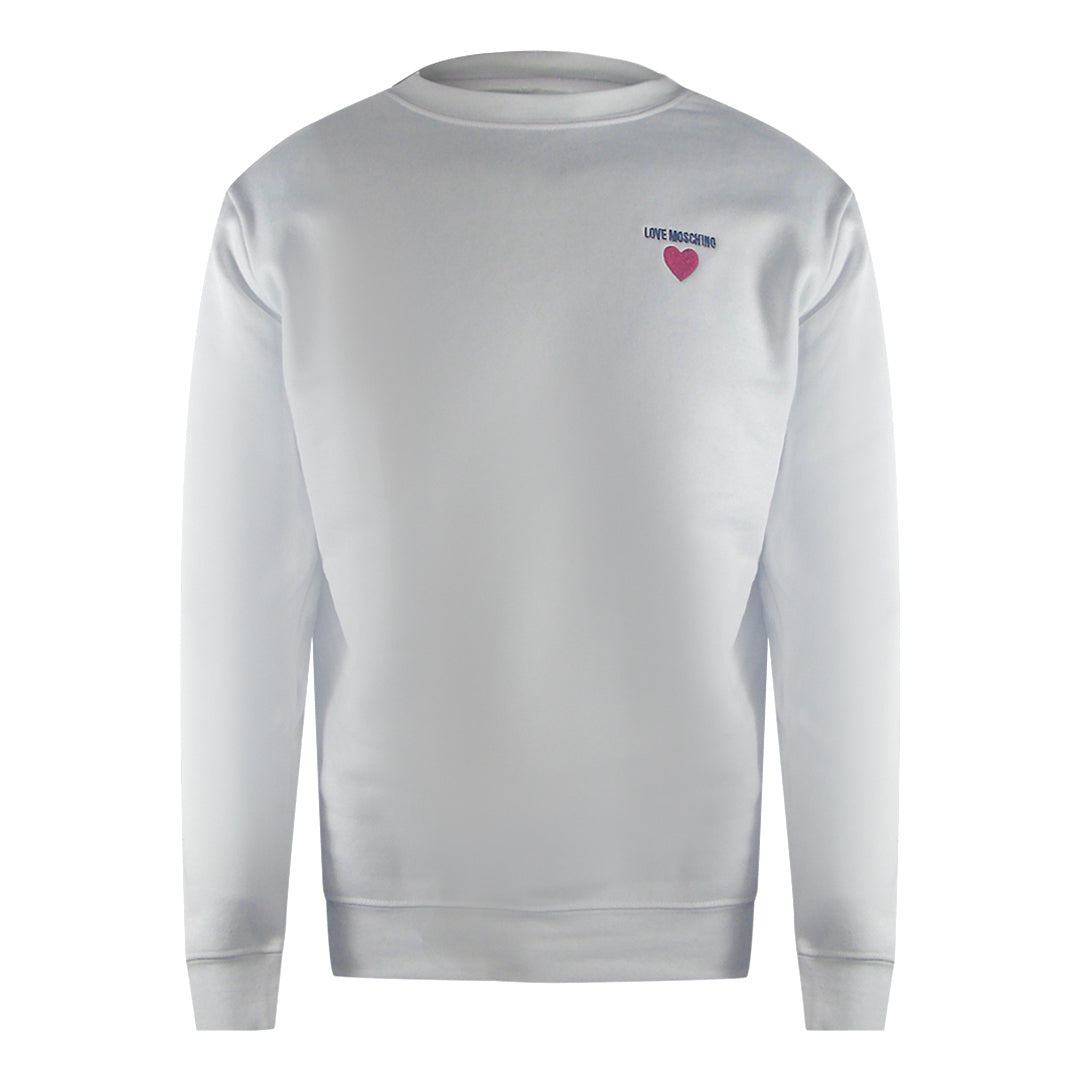Love Moschino Jh6925Pp0Nl52100 White Sweater Mens