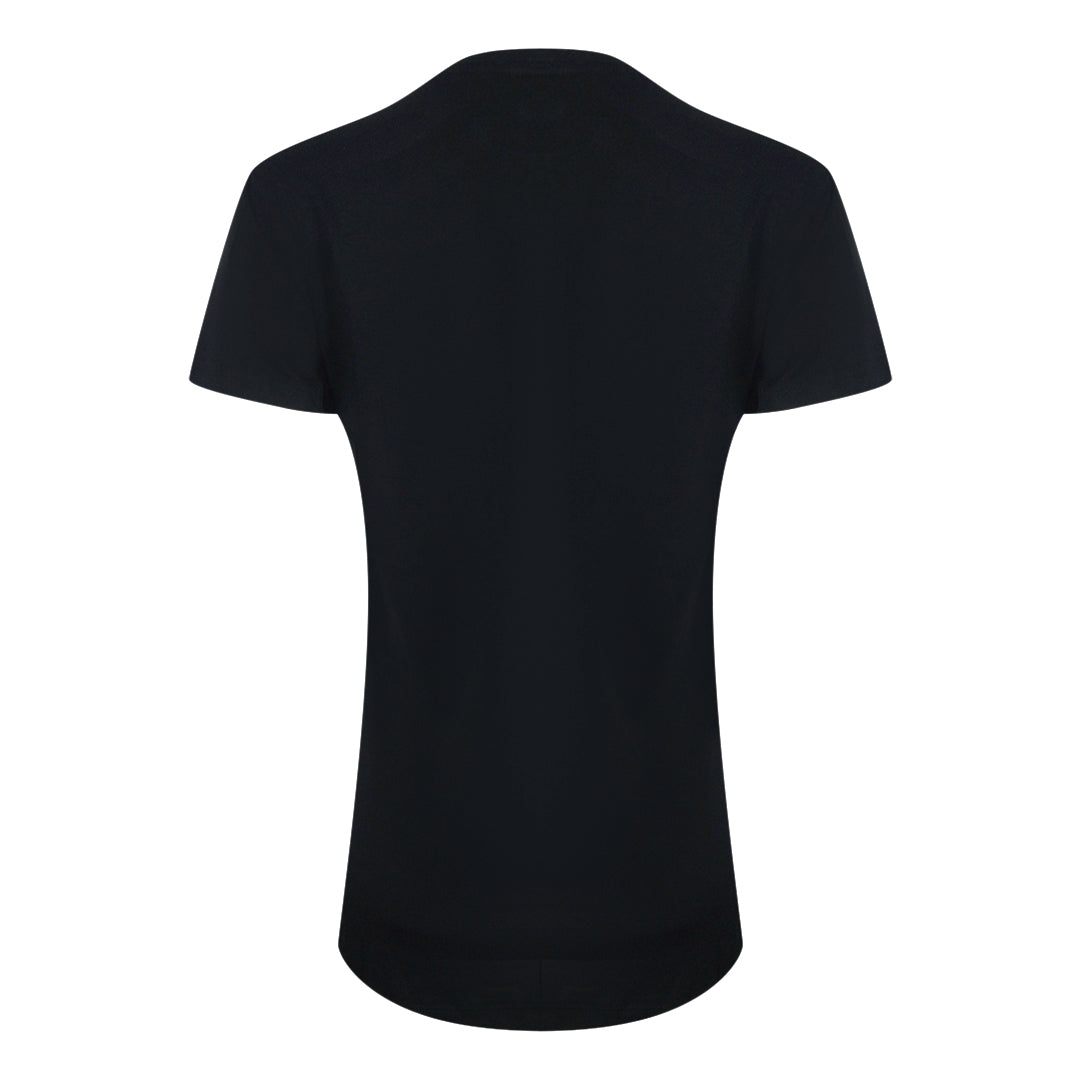 Love Moschino Pink Box Logo Black T-Shirt - Nova Clothing