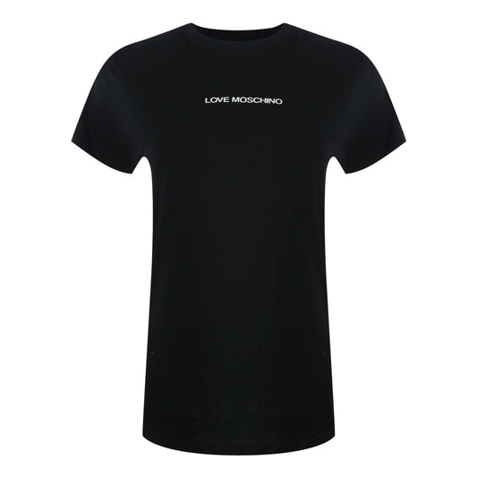 Love Moschino Jg7400Pp0Nl50000 Black T-Shirt Womens - Style Centre Wholesale