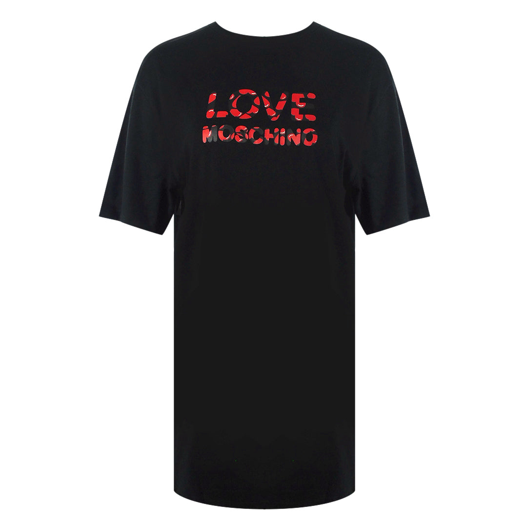 Love Moschino Jg7412Pp0Nl50000 Black T-Shirt Womens - Style Centre Wholesale