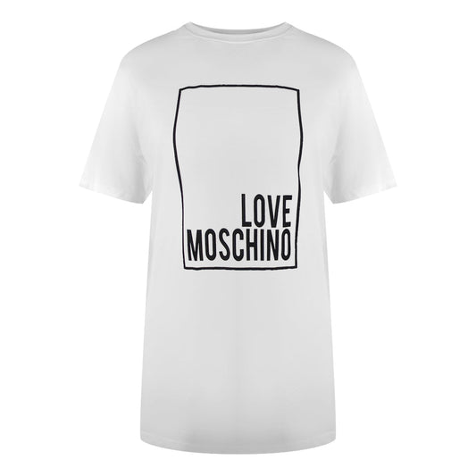 Love Moschino Jg7406Pp0Nl50100 White T-Shirt Womens - Style Centre Wholesale