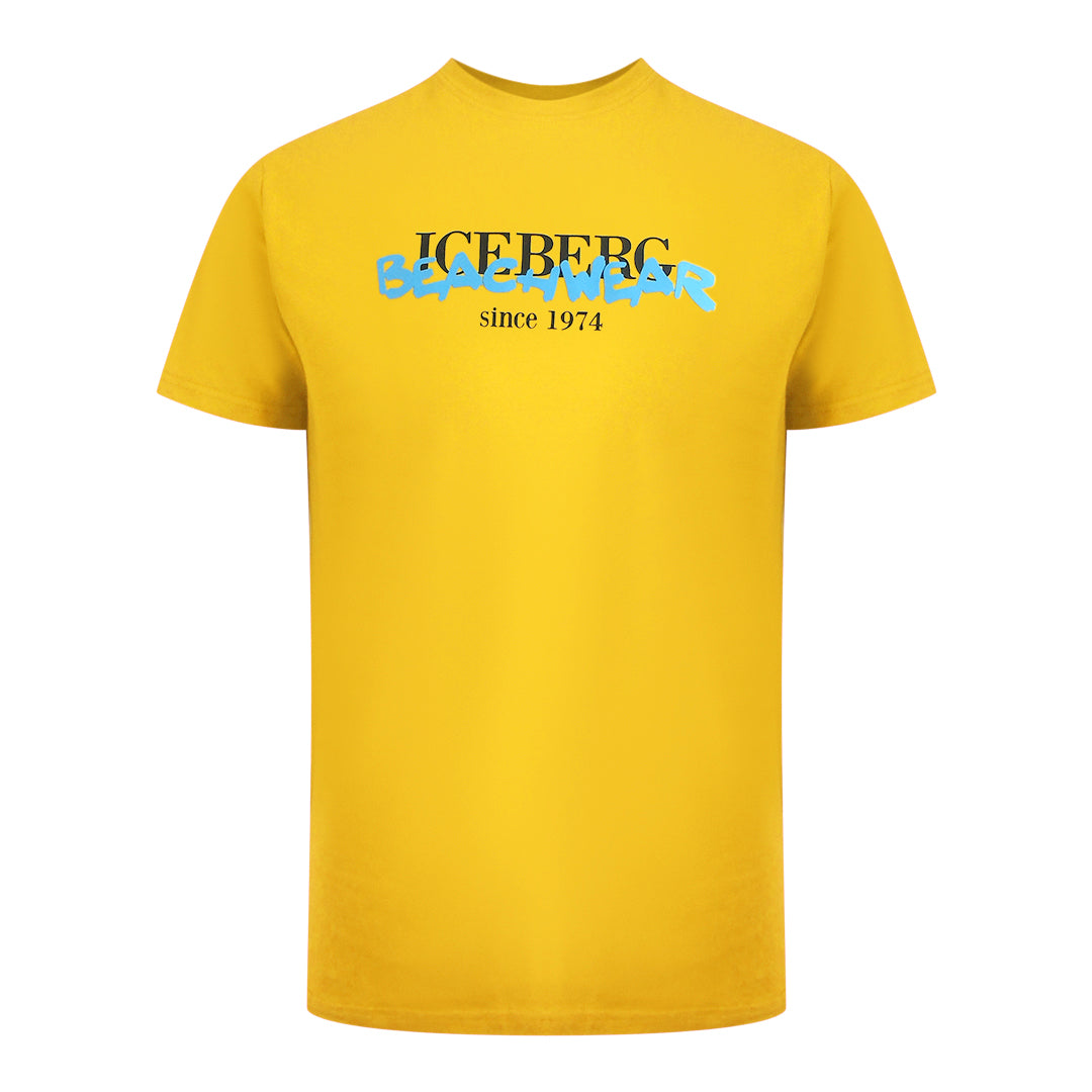 Ice Iceberg Ice3Mts01 Yellow T-Shirt Mens
