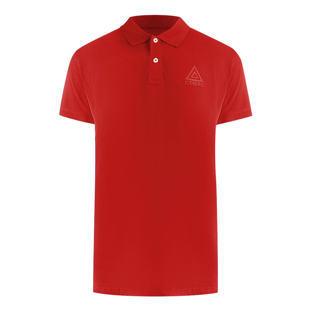 Ice Iceberg Ice3Mpl01 Red Polo Shirt Mens