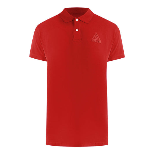 Ice Iceberg Ice3Mpl01 Red Polo Shirt Mens