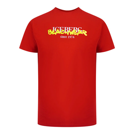 Ice Iceberg Ice3Mts01 Red T-Shirt Mens